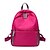 cheap Backpacks &amp; Bookbags-Nylon Cover Commuter Backpack Solid Colored Casual Black / Purple / Fuchsia
