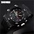 זול שעוני ספורט-בגדי ריקוד גברים שעוני ספורט עמיד במים / LED PU להקה קסם שחור / שנתיים / Maxell CR2016