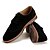 abordables Oxfords Homme-Homme Chaussures en daim Laine synthétique Eté Confort / chaussures Bullock Oxfords Bleu / Marron / Noir / Athlétique