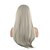 Χαμηλού Κόστους Περούκες μεταμφιέσεων-Συνθετικά μαλλιά Περούκες Κυματιστό Χωρίς κάλυμμα Μεσαίο Γκρι