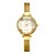 abordables Montres Tendance-Femme Montre Tendance Quartz Acier Inoxydable Bande Noir / Blanc / Bleu / Orange / Rose Marque