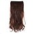 preiswerte Clip-in-Erweiterungen-Länge Rotwein 60cm hohe Hemperature Draht Perücke Haarverlängerung synthetisches Haar