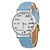 cheap Fashion Watches-Women&#039;s Wrist Watch Quartz Quilted PU Leather Black / White / Blue Hot Sale Analog Ladies Cartoon Fashion - Black Brown Light Blue One Year Battery Life / SSUO LR626