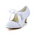 abordables Chaussures de mariée-Femme Chaussures de mariage Sandales à lacets Sandales à lanières Mariage Talons de mariage Chaussures de mariée Chaussures de demoiselle d&#039;honneur Eté Ruban Dentelle Talon bloc Bout rond Classique