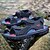 baratos Sandálias para Homem-Masculino sapatos Sintético Primavera Verão Outono Conforto Velcro Para Casual Azul Escuro Cinzento