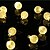 preiswerte LED Lichterketten-6m Leuchtgirlanden 30 LEDs LED Diode Warmes Weiß RGB Weiß Wasserfest Wiederaufladbar 100-240 V / IP44