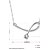 abordables Collier-Femme Pendentif de collier Goutte Blanc Argent Bijoux Pour Mariage Soirée Quotidien Décontracté 1pc