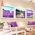 cheap Collectible-3PCS DIY 5D Diamonds Embroidery Three Lavender Landscape CUBE Painting Cross Stitch Kits Diamond Mosaic 132*45CM