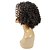 billige Syntetiske trendy parykker-Syntetiske parykker Krøllet Krøllet Parykk Kort Brun Syntetisk hår Dame Afroamerikansk parykk Brun
