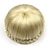 preiswerte Haarteil-verworrene lockige Gold Chignons Menschenhaarspitzeperücken 1003