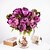 abordables Fleurs artificielles-fleur de table en soie de style européen 1 branche avec 8 fleurs 1bouquet 47cm