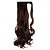 baratos Apliques de cabelo-peruca preta 45 centímetros de chocolate fio de alta temperatura sintético cavalinha encaracolados 33j cor
