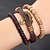 cheap Bracelets-Men&#039;s Wrap Bracelet Leather Bracelet Love Leather Bracelet Jewelry Coffee For Daily Casual