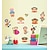 preiswerte Wand-Sticker-Tiere / Cartoon Design / Stillleben / Mode / Freizeit Wand-Sticker Flugzeug-Wand Sticker,PVC 70*50*0.1