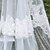 cheap Wedding Veils-Three-tier Lace Applique Edge Wedding Veil Cathedral Veils with Sequin / Appliques Lace / Tulle / Classic