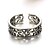 tanie Modne pierścionki-Unisex Obrączka Regulowany pierścień pierścień kciuka Srebrny Srebro standardowe Srebrny Vintage List Codzienny Casual Biżuteria