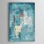 olcso Absztrakt festmények-60*90cm kézzel készített olajfestmény vászon fali művészeti dekoráció türkizkék absztrakt lakberendezéshez hengerelt keret nélküli feszítetlen festmény