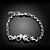 cheap Bracelets-Zircon / Silver Plated Bracelet Chain &amp; Link Bracelets Wedding / Party / Daily / Casual 1pc