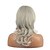 abordables Perruques de déguisement-Perruque Synthétique Ondulé Ondulé Perruque Moyen Argent Cheveux Synthétiques Femme Argent