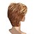 abordables Perruques Synthétiques Sans Bonnet-Perruque Synthétique Bouclé Bouclé Perruque Blond Court Blonde Cheveux Synthétiques Femme Blond