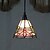 abordables Suspension-20 cm (8 inch) Style mini Lampe suspendue Verre Cône Autres Tiffany / Saladier 110-120V / 220-240V