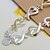 cheap Bracelets-Novel Delicate Women&#039;s Golden And Silver Kelp Silver Plated Brass Chain &amp; Link Bracelet(Silver)(1Pc)