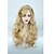 abordables Perruques de déguisement-Perruque de cosplay Perruque Synthétique Perruques de Déguisement Ondulation naturelle Ondulé Partie latérale Tressage Perruque Blond Long Blonde Cheveux Synthétiques Femme Avec queue de cheval Blond