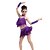 cheap Kids&#039; Dancewear-Latin Dance Top Tassel Crystals / Rhinestones Performance Sleeveless High Spandex Polyester