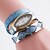 cheap Fashion Watches-Women&#039;s Fashion Watch Simulated Diamond Watch Quartz Quilted PU Leather Multi-Colored Casual Watch Analog White Black Purple