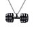 cheap Necklaces-Men&#039;s Pendant Necklace Pendant Dumbbell Ladies Fashion Stainless Steel Gold Black Necklace Jewelry For Casual Daily