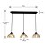זול אורות אי-3-אור 20cm(8 Inch) סגנון קטן מנורות תלויות מתכת מעטפת אחרים טיפאני 110-120V / 220-240V