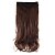 preiswerte Clip-in-Erweiterungen-Länge Rotwein 60cm hohe Hemperature Draht Perücke Haarverlängerung synthetisches Haar