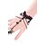 billiga Modearmband-Dam Ringarmband Spets Blomma damer Unik design Gotiskt Mode Armband Smycken Svart Till Party Dagligen Casual Cosplay Kostymer/Dräkter