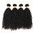 abordables Extensiones para el cabello de color natural-4 paquetes Tejidos de cabello Cabello Brasileño Kinky Curly Tejido rizado Extensiones de Pelo Natural Pelo natural virgen Tejidos Humanos Cabello / 10A / Kinky rizado