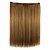 billige Syntetisk hårforlengelse-parykk gylden brun 52cm høy temperatur wire lengde rett hår syntetisk hår forlengelse