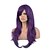Χαμηλού Κόστους Περούκες μεταμφιέσεων-Γυναικείο Συνθετικές Περούκες Χωρίς κάλυμμα Μεσαίο Ίσια New Purple Απόκριες Περούκα Καρναβάλι περούκα φορεσιά περούκες