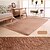 cheap Absorberende baderomsteppe-Area Rugs Light Brown Casual Polyester