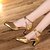 abordables Zapatos de salón y de baile moderno-Mujer Zapatos de Baile Latino Salón Interior Sandalia Tacones Alto Zapatilla Purpurina Hebilla Fruncido Tacón Cubano Hebilla Negro Rojo Plata / Brillantina