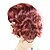 olcso Szintetikus parókák-Szintetikus haj paróka Hullámos haj Sapka nélküli Carnival Paróka Halloween paróka Piros