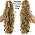 cheap Ponytails-30inch long curly ponytail claw clip synthetic fake hair ponytail for women