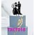 voordelige Taarttoppers-Taarttoppers Klassiek Thema Klassiek Koppel Acryl Bruiloft met 1 pcs OPP