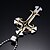 abordables Bijoux Religieux-Collier Pendentif Pendentif Homme Acier au titane Argent Croix dames Personnalisé Européen Croisé Argent Colliers Tendance Bijoux pour Quotidien Décontracté