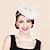 abordables Chapeaux et coiffes-Femme Jeune bouquetière Plume Lin Casque-Mariage Occasion spéciale Décontracté Coiffure Chapeau 1 Pièce