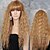 cheap Synthetic Trendy Wigs-Synthetic Wig Kinky Curly Curly Wig Blonde Long Golden Flaxen Women&#039;s Blonde Brown Yellow