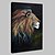 halpa Eläintaulut-Hang-Painted öljymaalaus Maalattu - Eläimet Moderni Kangas