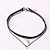 cheap Necklaces-Women&#039;s Choker Necklace Personalized Simple Style Double-layer Fashion Imitation Diamond Alloy Black Necklace Jewelry For Party Daily Casual