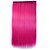 preiswerte Clip-in-Erweiterungen-26-Zoll-Clip in der synthetischen rosa Farbe gerade Haarverlängerungen mit 5 Clips