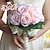 baratos Bouquets de Flores para Noiva-Bouquets de Noiva Buquês Casamento / Festa / Noite Strass / Poliéster / Espuma 10.63&quot;(Aprox.27cm) Natal