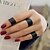 cheap Rings-3pcs Band Ring thumb ring For Women&#039;s Party Wedding Gift Silver Love Silver