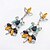 baratos Brincos-Declaração jóias moda clássico irregular geométrica planta flores gota brincos avançado jóias